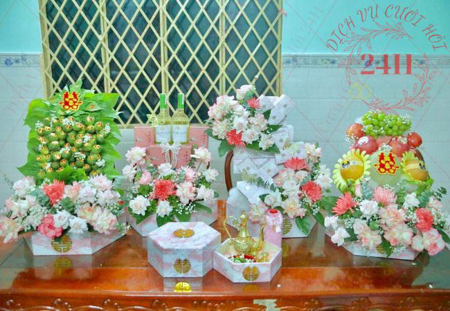 Đặt mâm quả cưới ở đâu