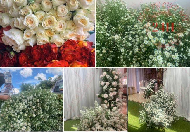 Các đồ trang trí tiệc cưới cần mua