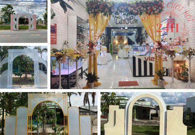 Dịch vụ cho thuê cổng hoa cưới