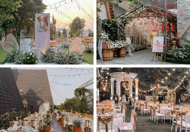 Dịch vụ trang trí tiệc cưới ngoài trời uy tín chuyên nghiệp