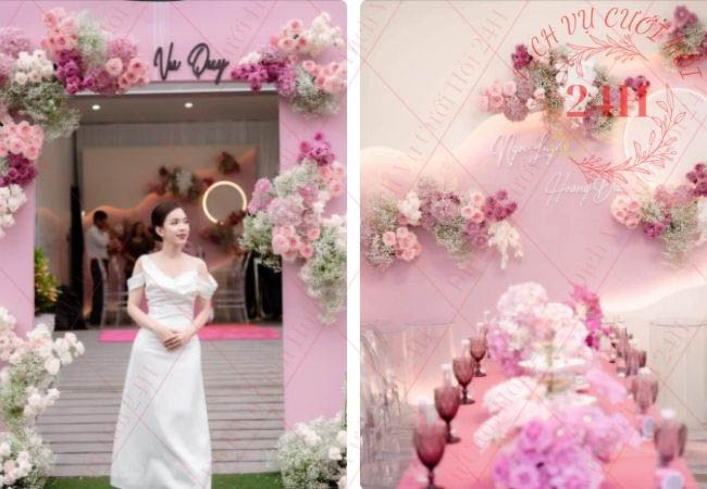 Lựa chọn tham khảo các mẫu trang trí tiệc cưới