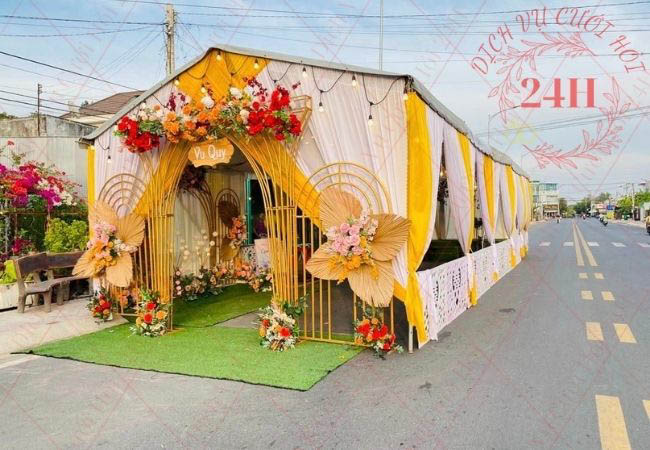 Mẫu trang trí rạp đám cưới số 1
