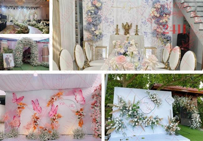 Đơn vị cung cấp dịch vụ trang trí tiệc cưới sang trọng