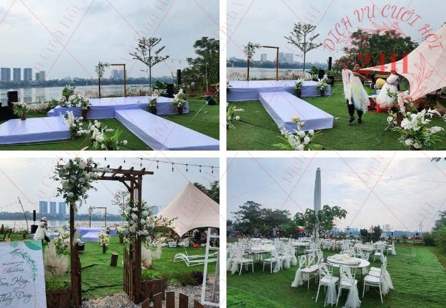 Quy trình dịch vụ trang trí tiệc cưới ngoài trời