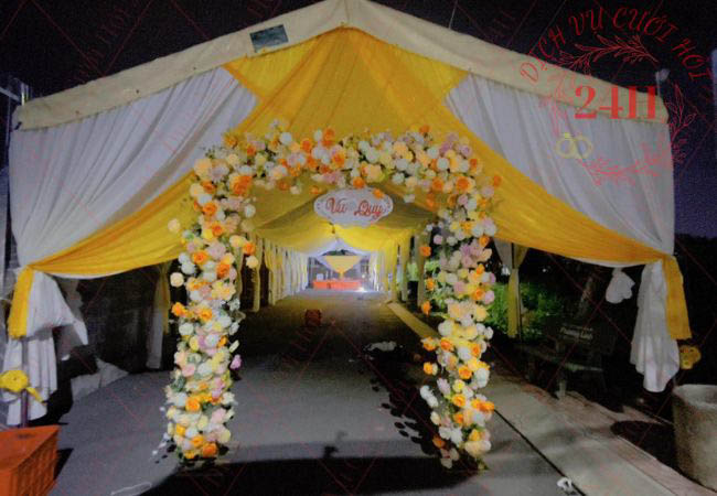 Khung rạp đám cưới loại 3x5m