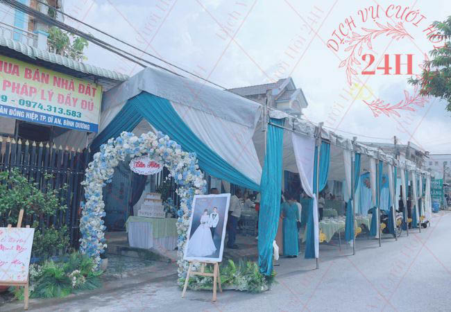 Khung rạp đám cưới loại 3x4m