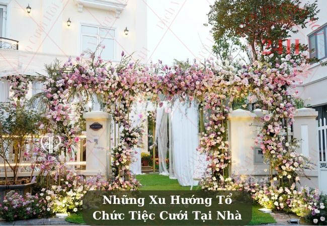 Xu hướng tổ chức tiệc cưới tại nhà