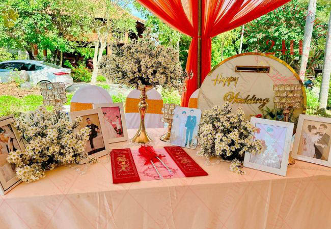 Các vật dụng cần có trang trí bàn gallery tiệc cưới