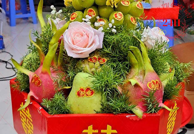 Mâm quả trái cây