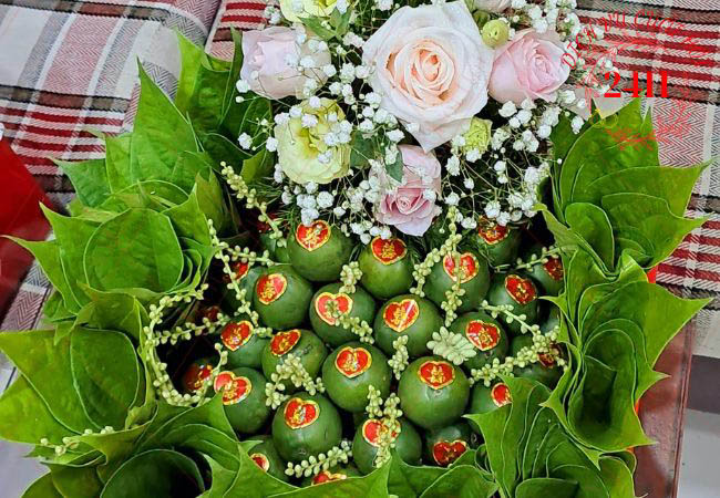 Mâm quả trầu cau